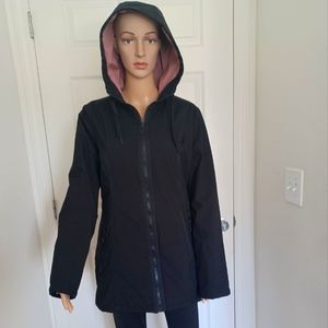 aundry by Shelli Segal  Hooded Water Resistant  Zip Up Jacket Size M